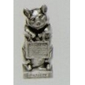 Cast Aluminum Wise Pig Coin Bank